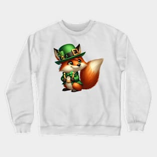 St Patricks Fox Crewneck Sweatshirt